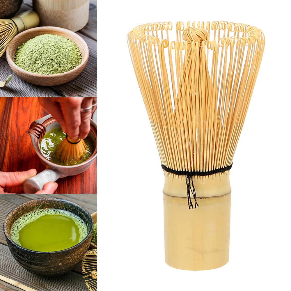 Japanese Ceremony Bamboo Chasen 100 Matcha Green Tea Powder Whisk Tea Brush Kitchen Accessories Tea Tool
