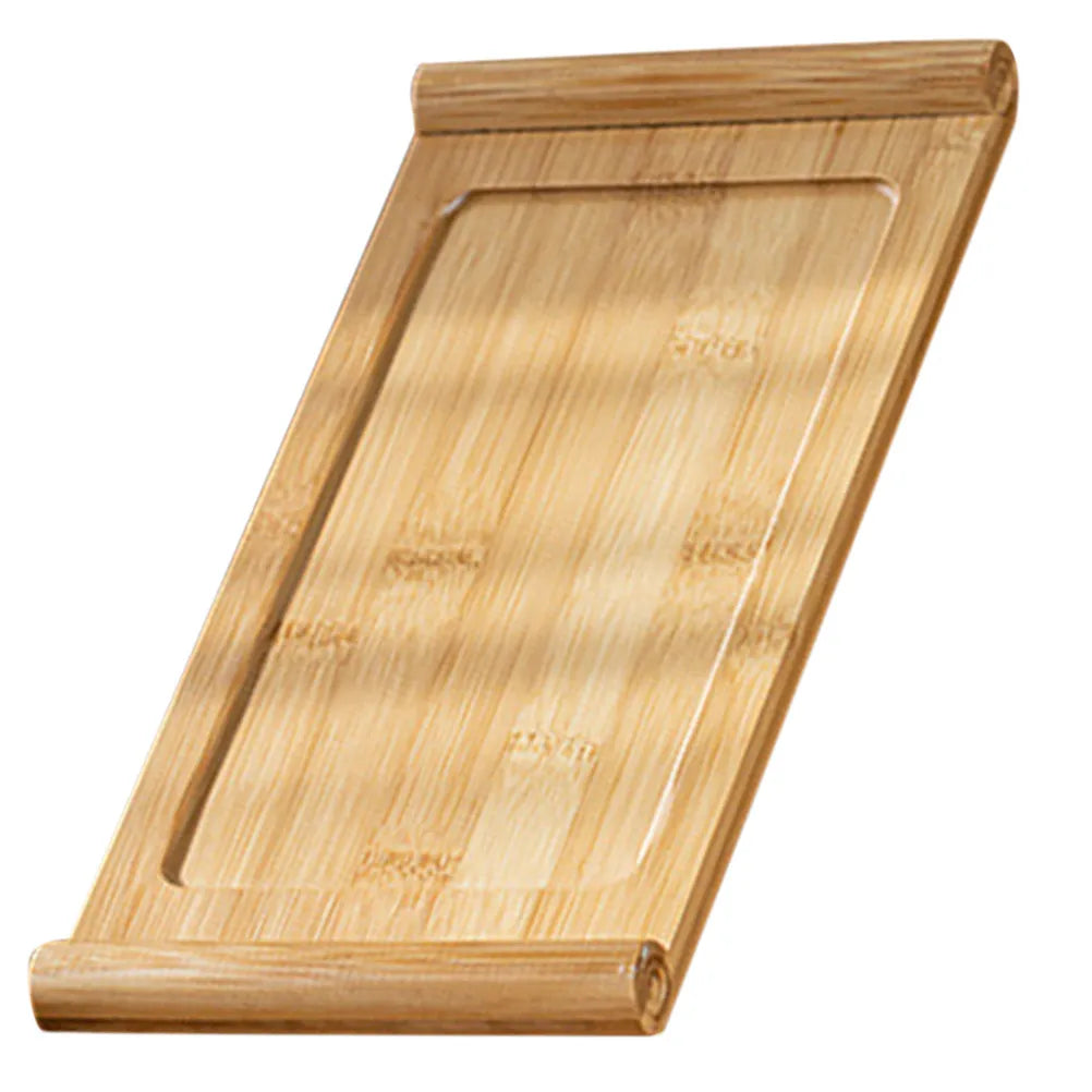 Bamboo Tea Tray Premium Material Refined Detail Versatile Use Tea Room Serving Platter Decorative Household Tray