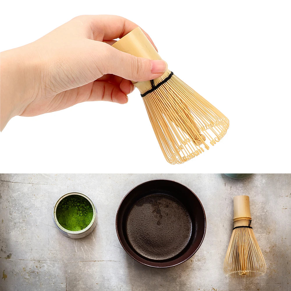 Japanese Ceremony Bamboo Chasen 100 Matcha Green Tea Powder Whisk Tea Brush Kitchen Accessories Tea Tool