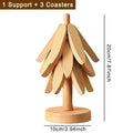 Tree Design Stand Bamboo Wooden Trivets Decorative Anti Scald Heat Resistant Table Mat Coaster Wood   Placemats Pot