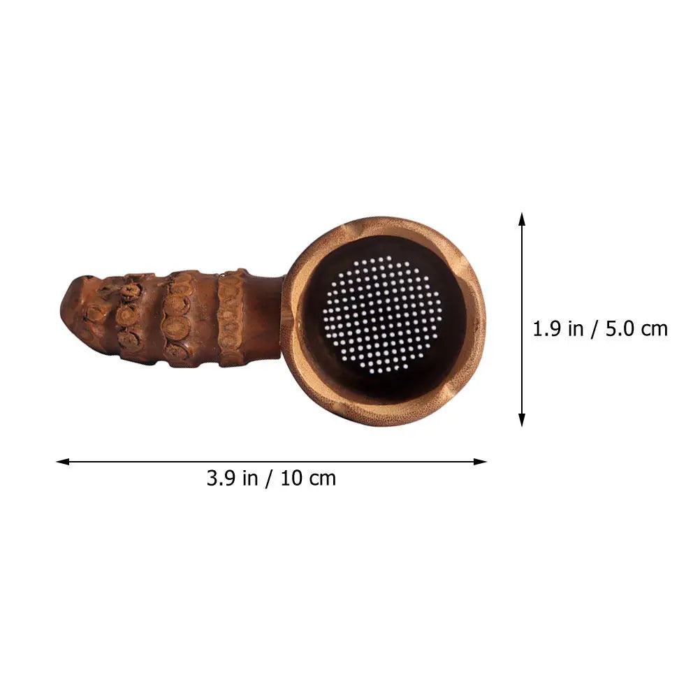 Ergonomic Bamboo Tea Infuser Basket Material Resists Damage Ideal for Loose Leaf Tea Lovers Home Use