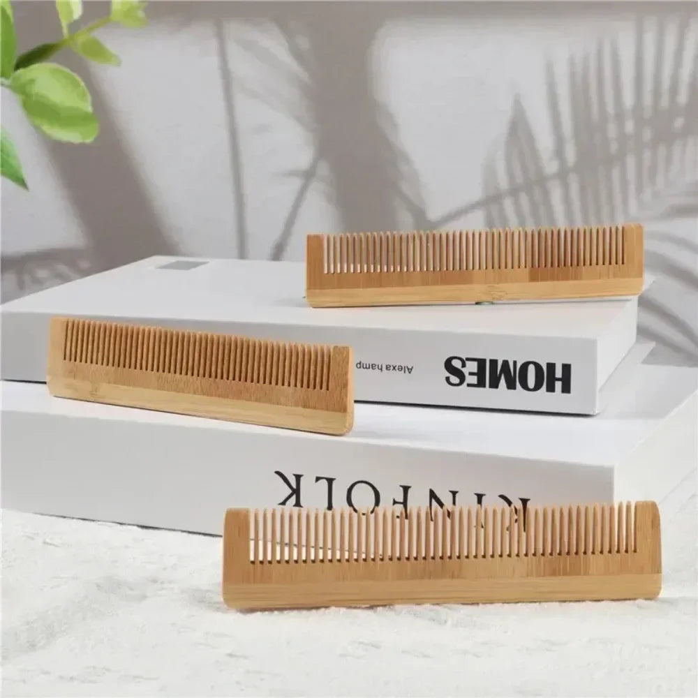 Handmade wooden bamboo comb, natural anti-static massage and hair care comb, men's and women's hair styling tool hair brush