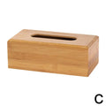 Bamboo Tissue Box Modern Minimalist Design Tissue Box Holder Household Tissue Case For Hotel Restaurant Hotel Office Easy-Refill